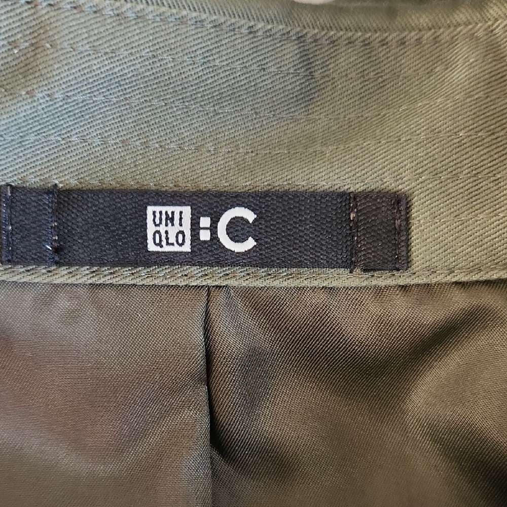Olive Green Women's Trench Coat - Picture 2 of 7